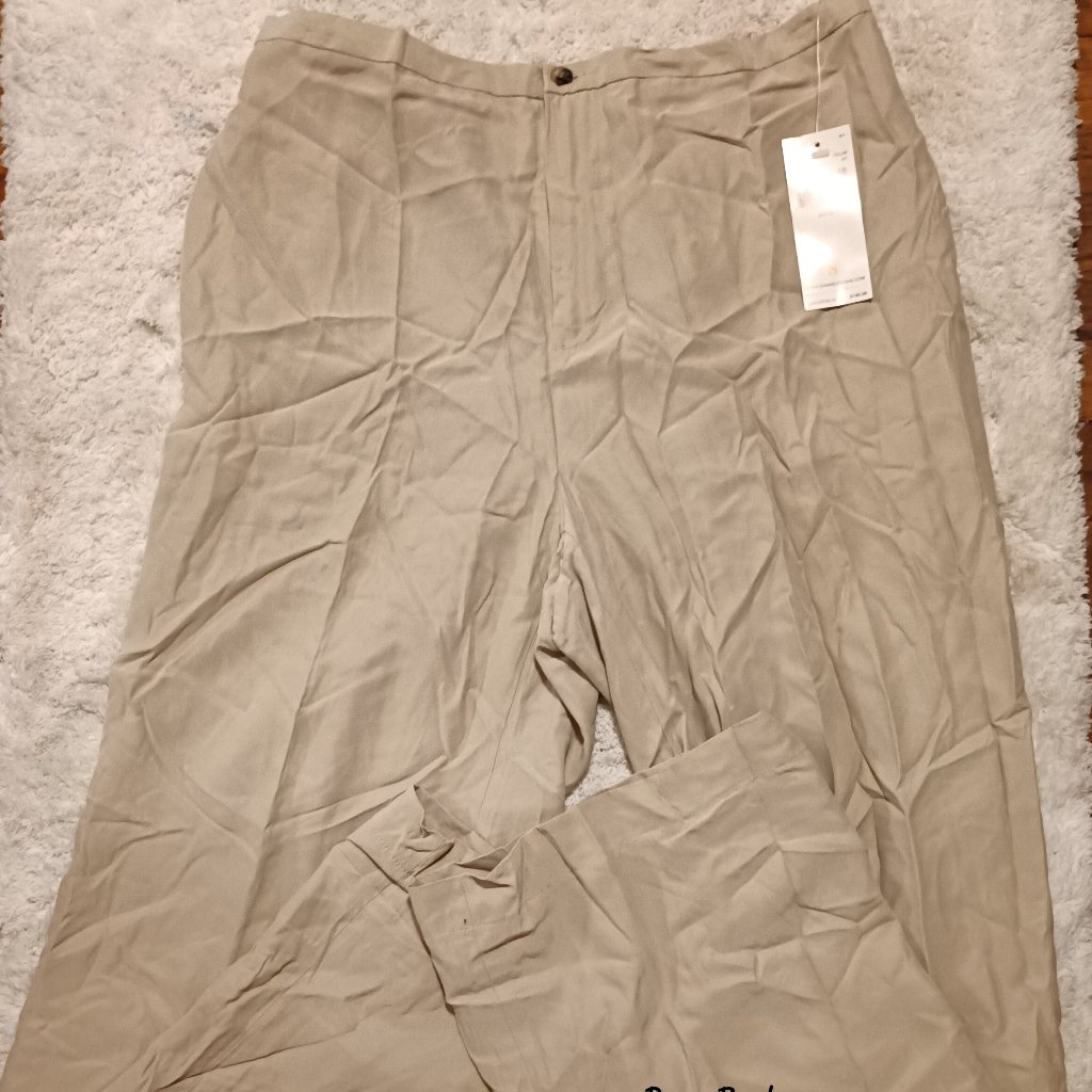 Dana Buchman Gray Silk Pants Small